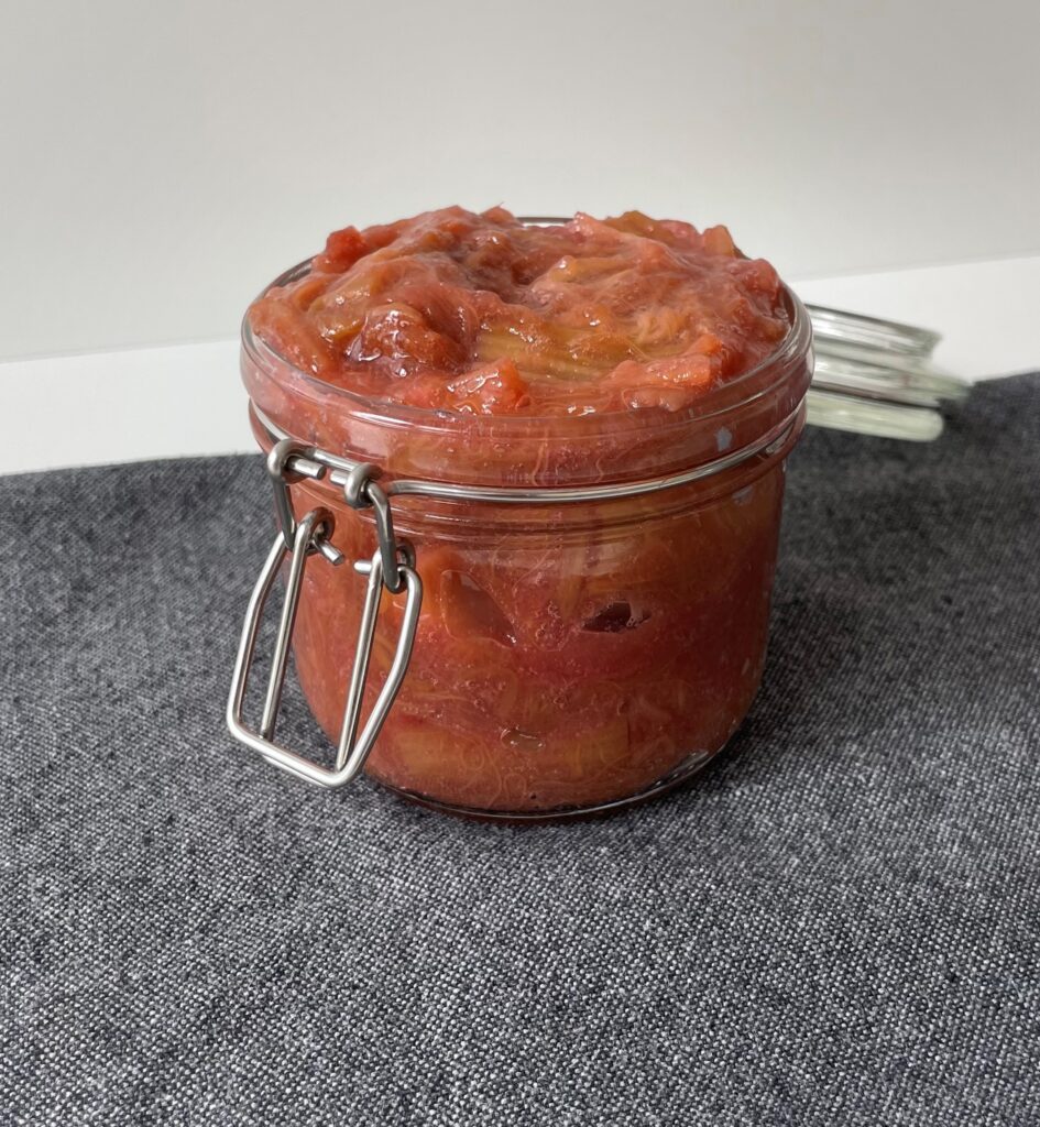 Finished Rhubarb Compote