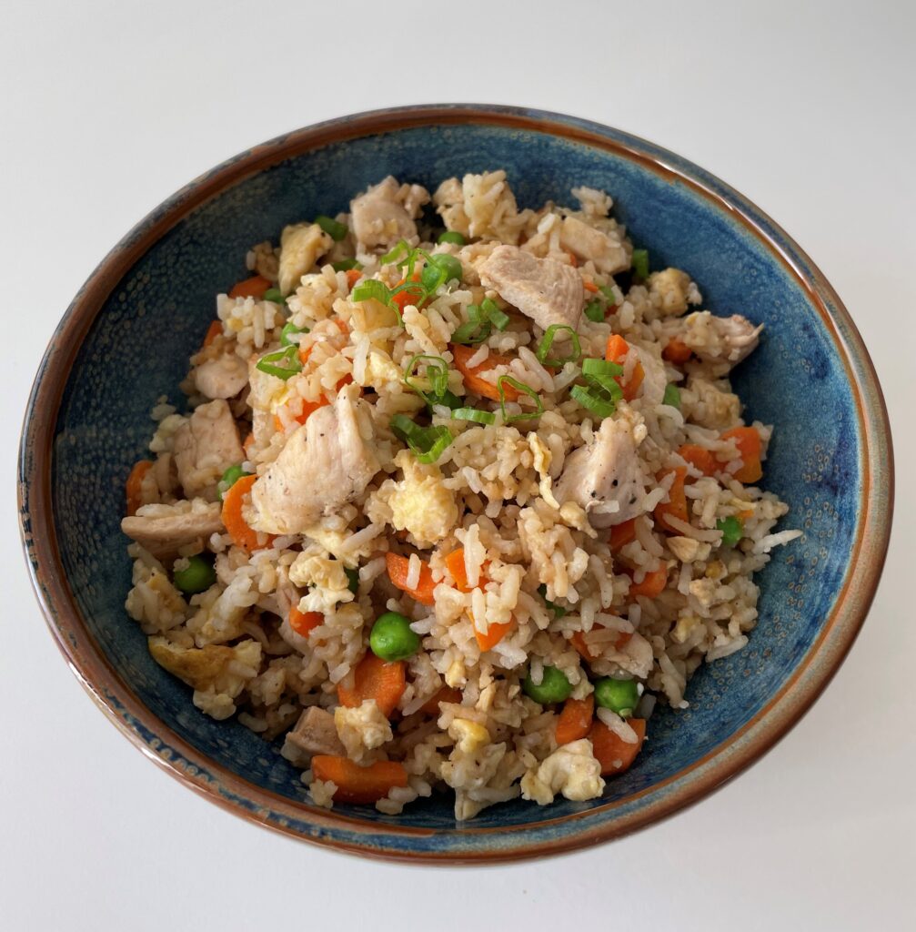 Low FODMAP Fried Rice with Chicken