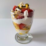 Low FODMAP Passionfruit and pineapple sundae