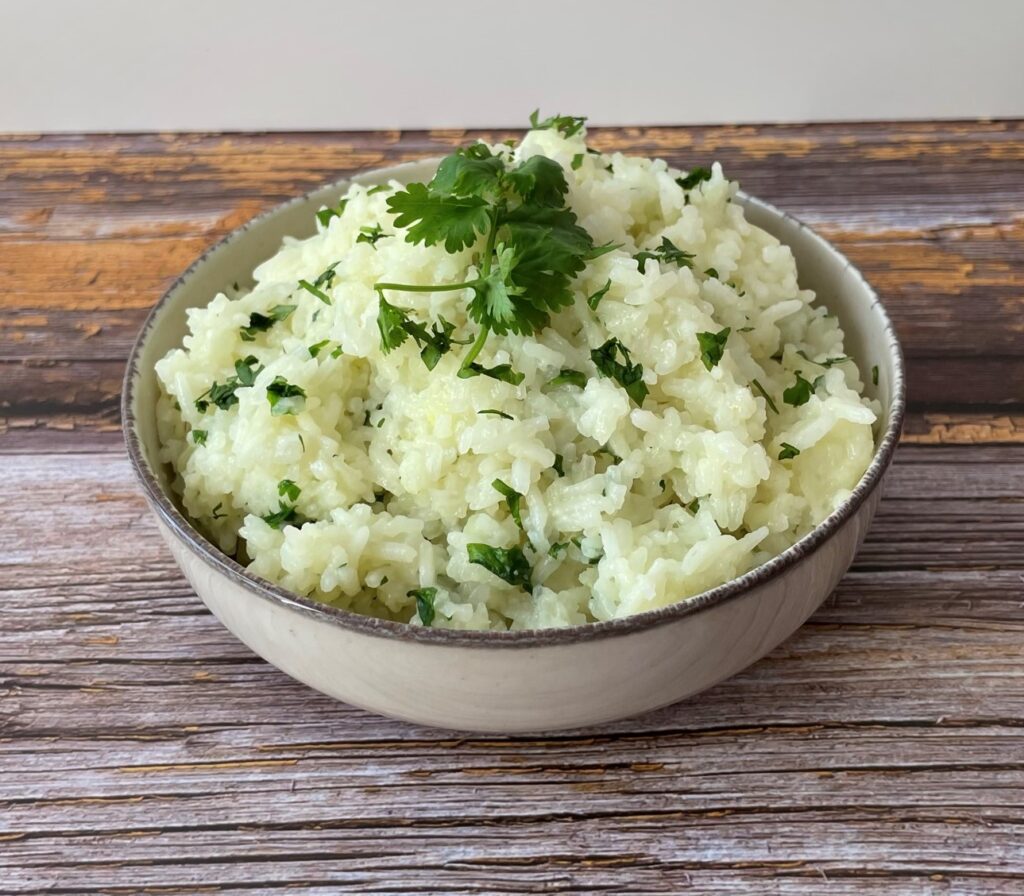 Low FODMAP Lime & Coriander rice