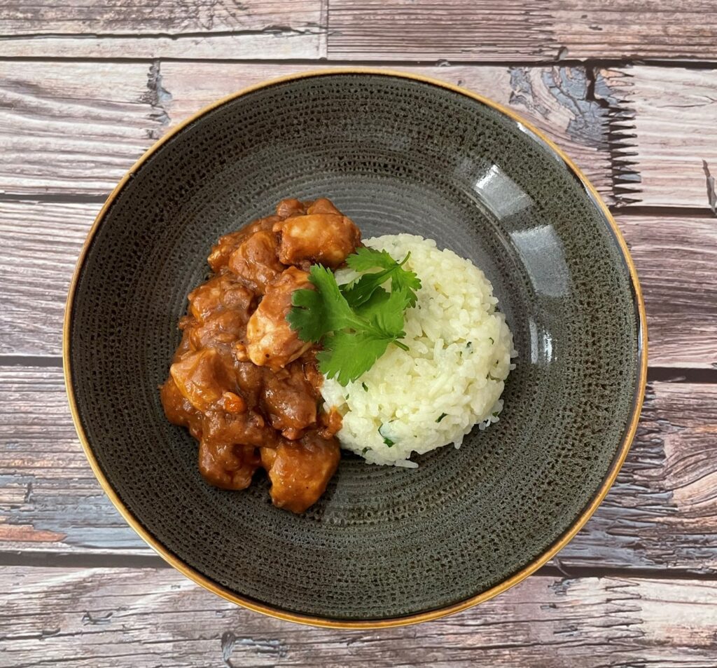 Low FODMAP Thai-style peanut chicken