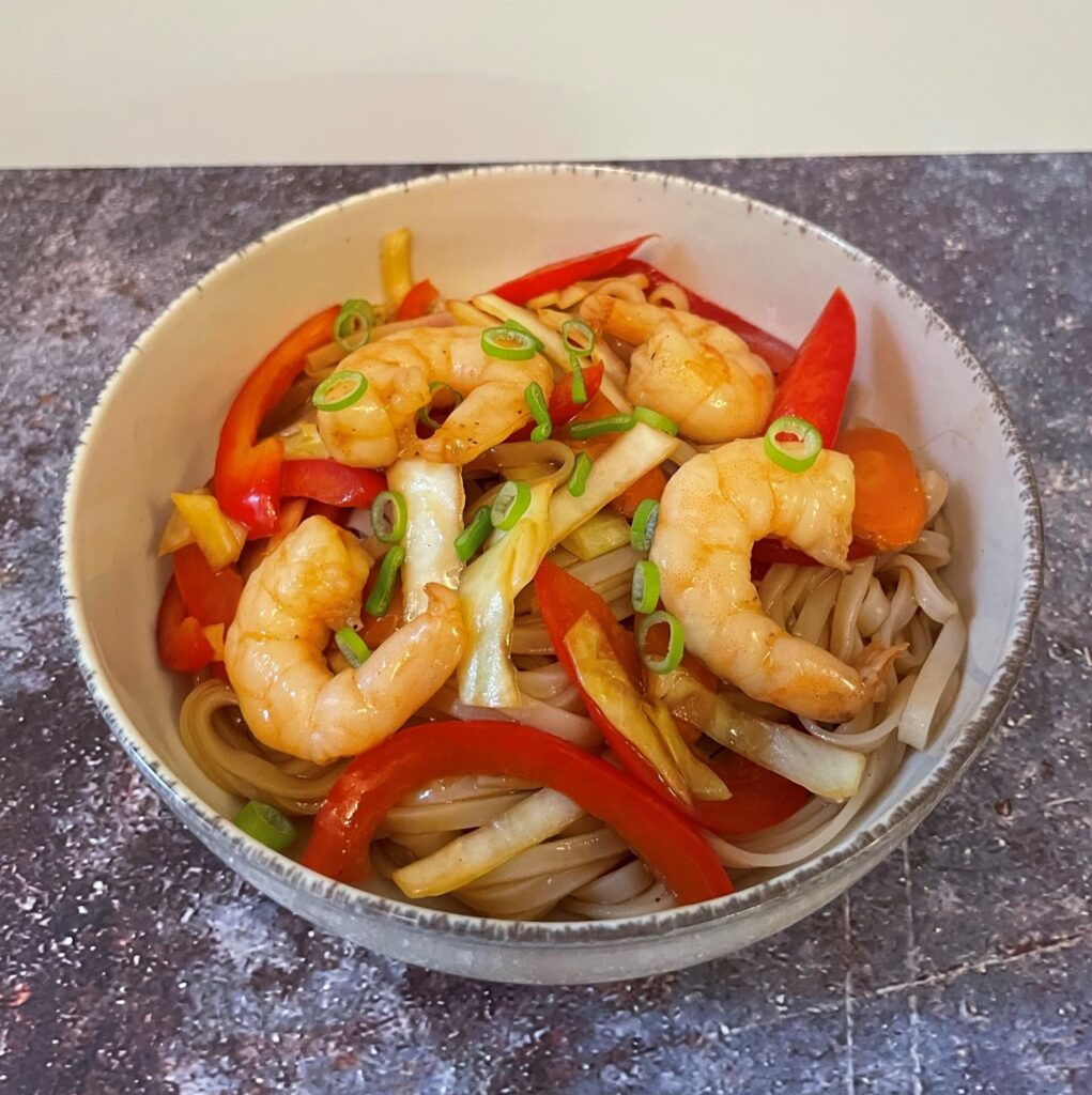 Low FODMAP Shrimp Chow Mein