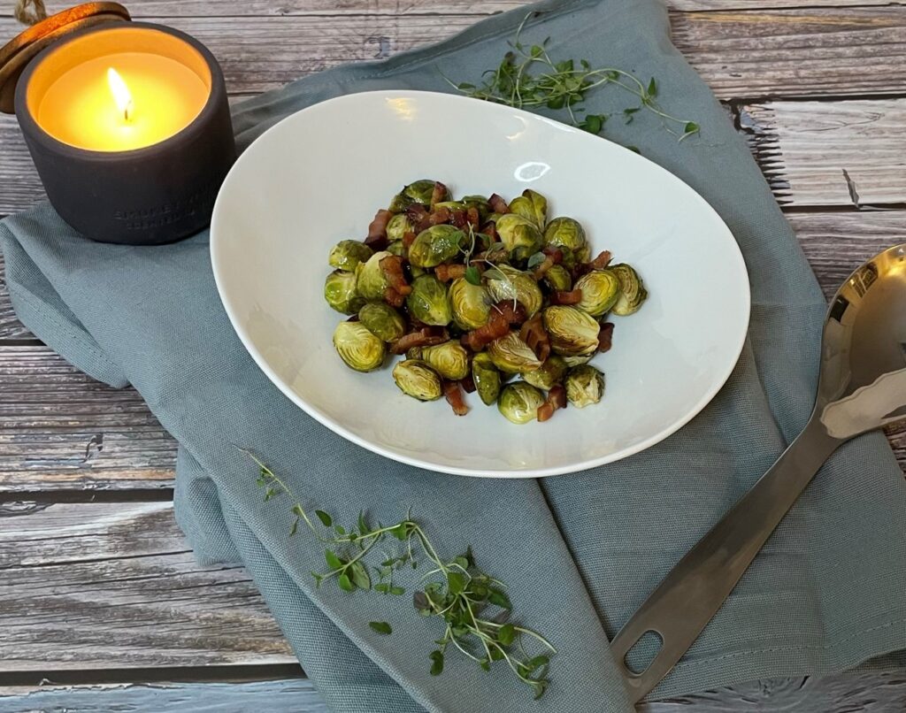 Low FODMAP Brussels Sprouts & Pancetta