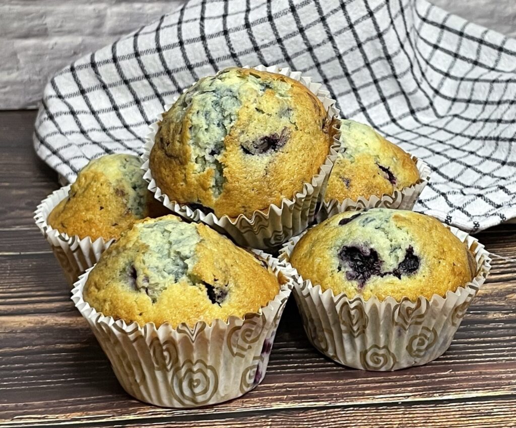 Low FODMAP Blueberry Muffins